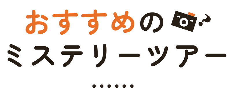 おすすめのミステリーツアー